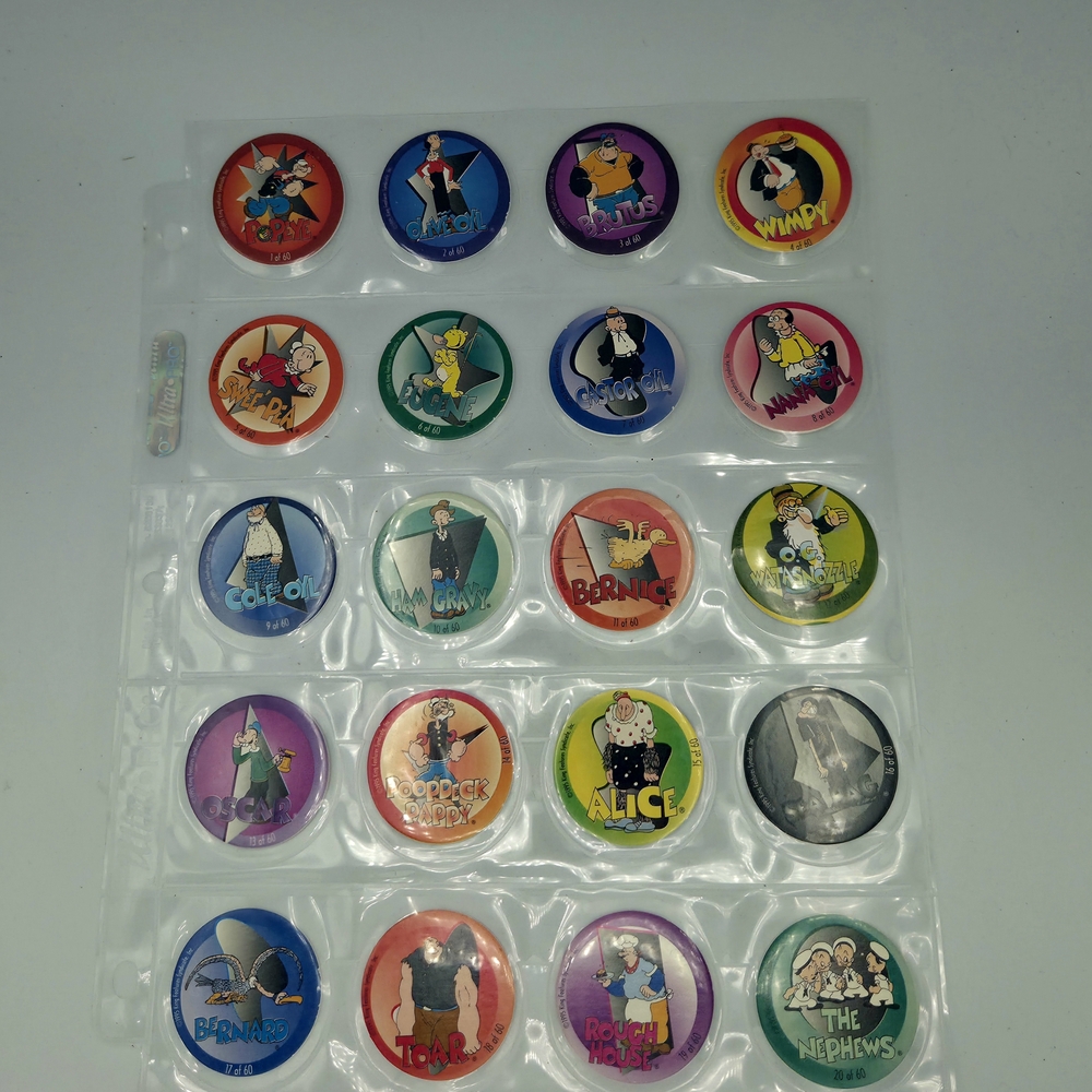 POGS 1995 Popeye [Complete Set]